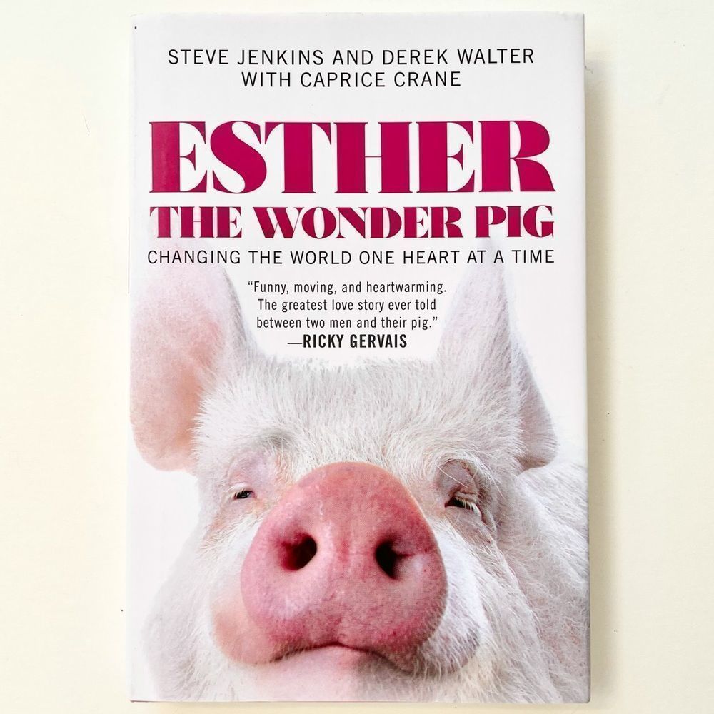BOOK, Esther the Wonder Pig, Hardcover, New, 212pg